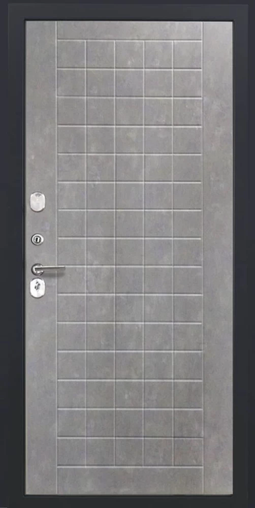 Входная дверь ДвериПРО L-Термо серебро ФЛ-256 (10мм, бетон пепельный) DPRO196480 внутренняя сторона