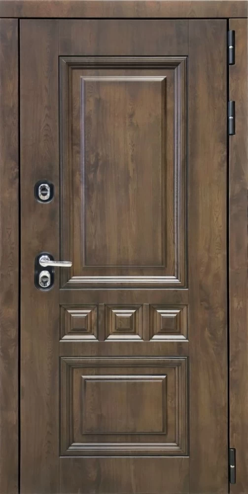 Входная дверь ДвериПРО Аура ФЛ-185 (10мм, ПВХ ясень белый) DPRO196641 внешняя сторона